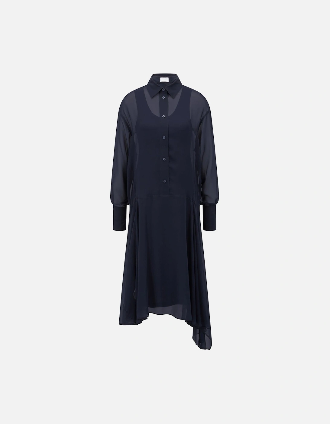 Hugo Boss Women's Dalvara Dress - Navy - Size: 8