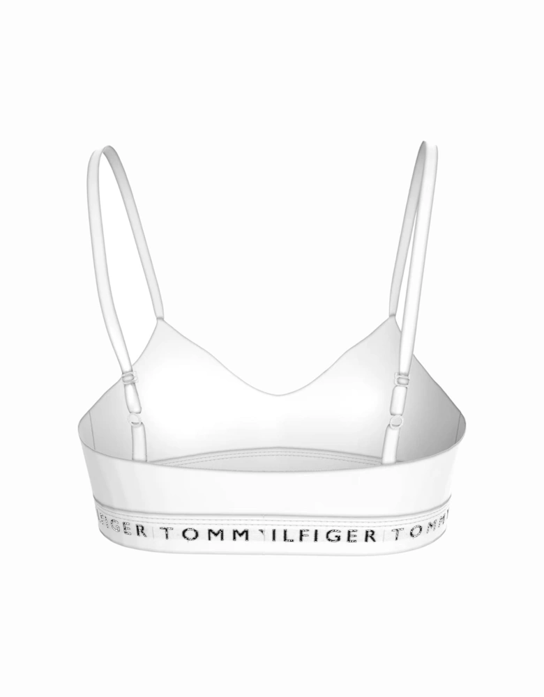 Heritage Cotton Push-Up Bralette, White