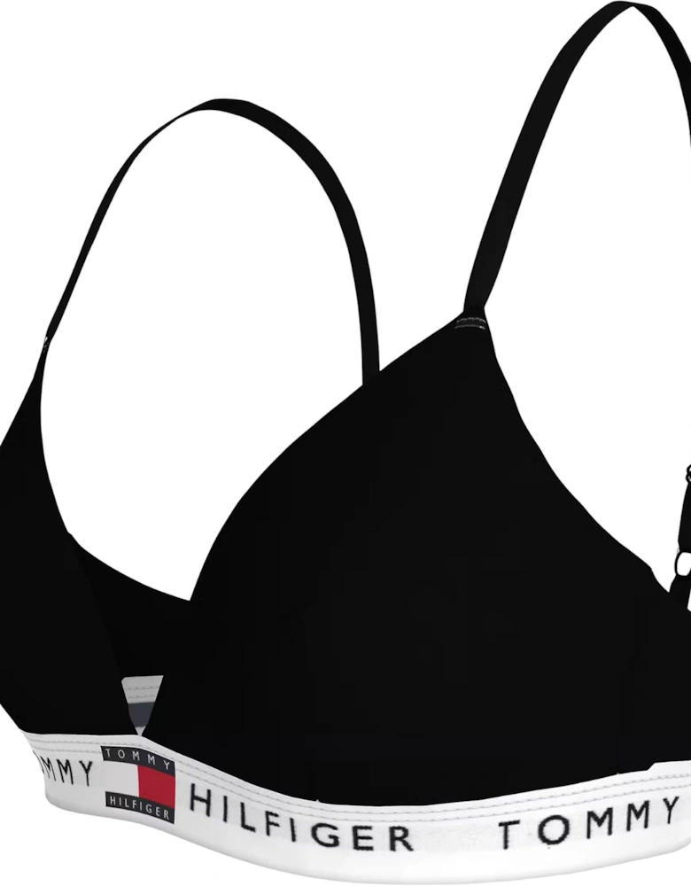 Heritage Cotton RP Triangle Bra, Black