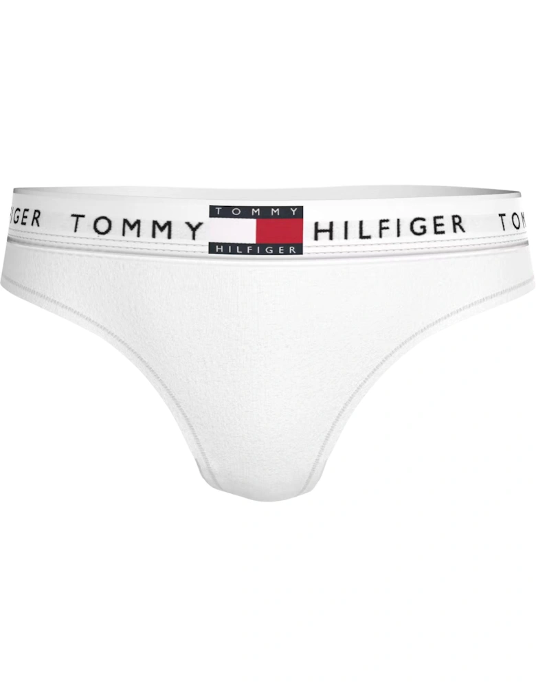 Heritage Cotton Thong, White