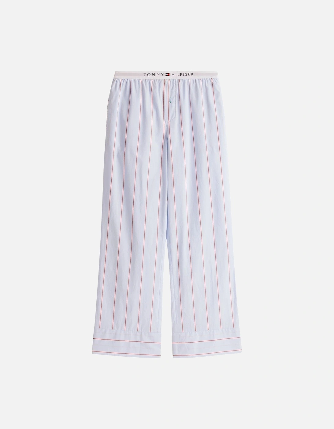 Heritage Stripe Woven Poplin Pyjama Bottoms, Sweet Blue, 6 of 5