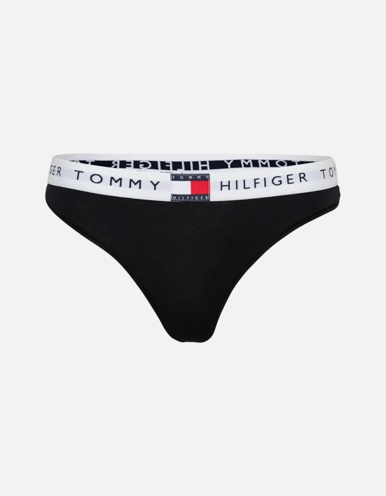 Heritage Cotton Thong, Black