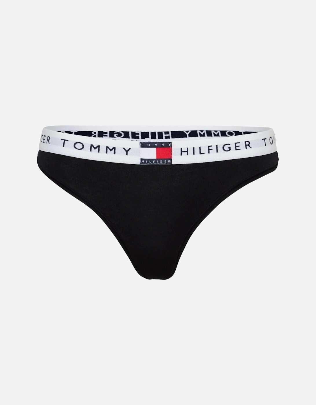 Heritage Cotton Thong, Black, 6 of 5