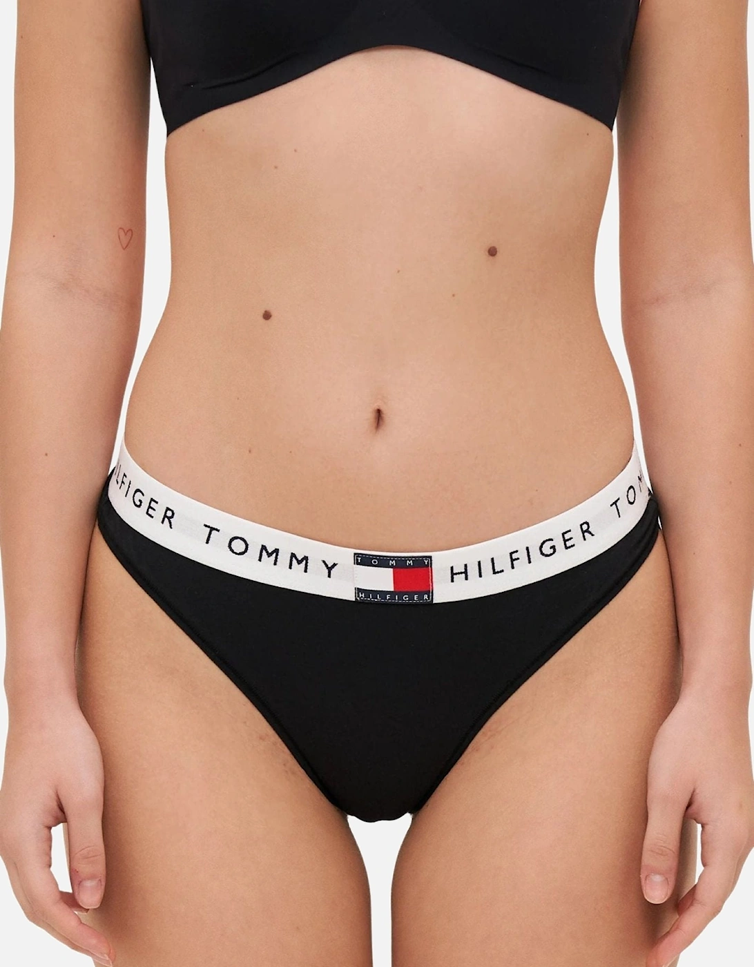 Heritage Cotton Thong, Black