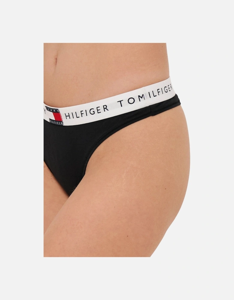 Heritage Cotton Thong, Black