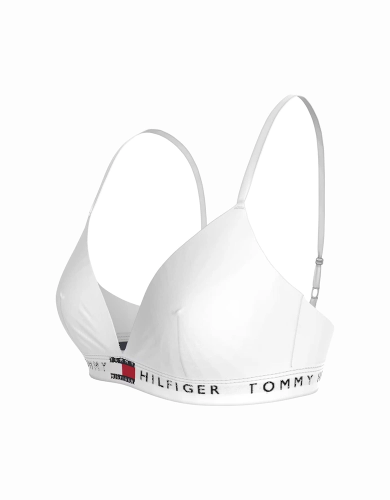 Heritage Cotton RP Triangle Bra, White