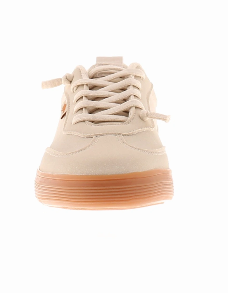 Womens Trainers Zap Lace Up natural UK Size