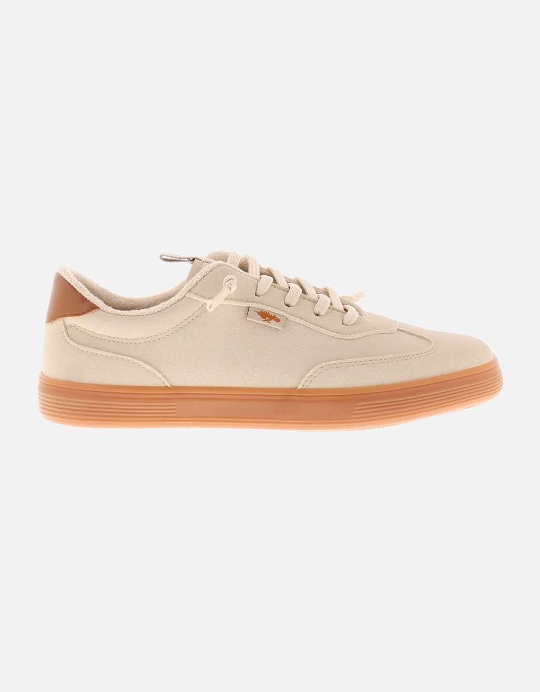 Womens Trainers Zap Lace Up natural UK Size