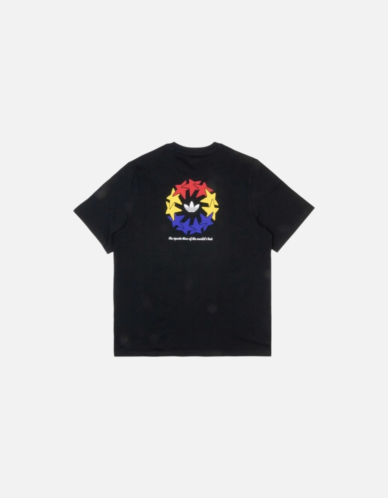 Star Wheel T-Shirt - Black