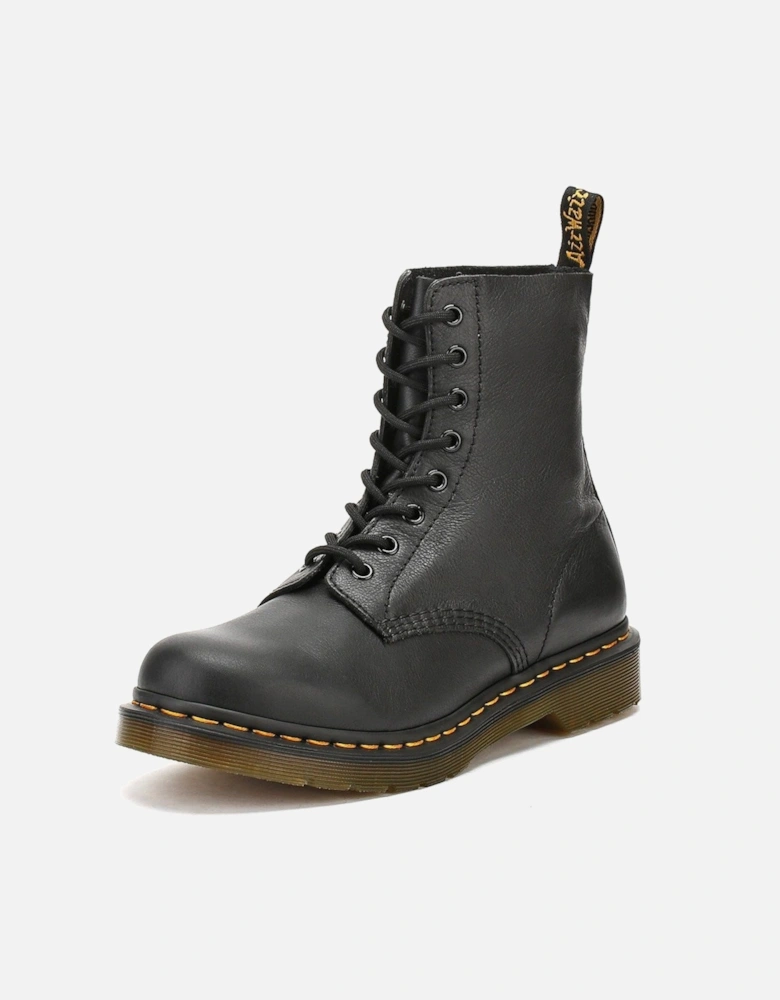 Dr. Martens Womens Black Pascal Virginia Leather Boots