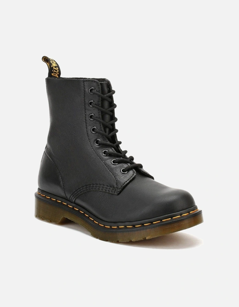 Dr. Martens Womens Black Pascal Virginia Leather Boots