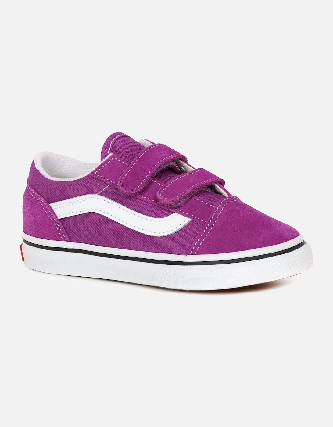 Vans Old Skool Girls Purple 'S Old Skool V Tod Infant Shoes - : 9 Size 9 Kids