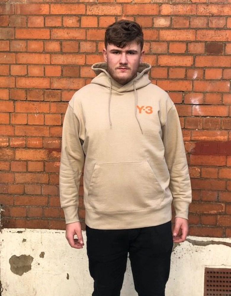 Chest Logo Hooded Sweatshirt - Trace Khaki