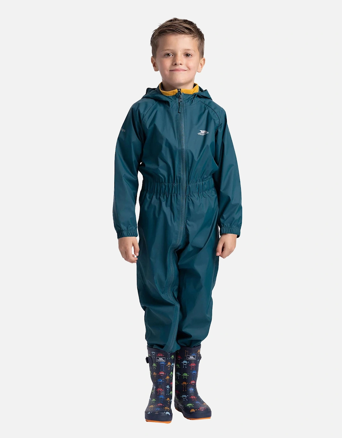 Babies Button Waterproof Rain Suit