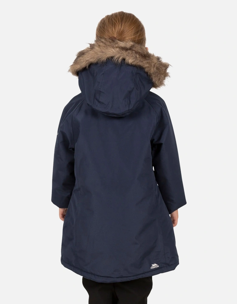 Childrens Girls Fame Waterproof Parka Jacket