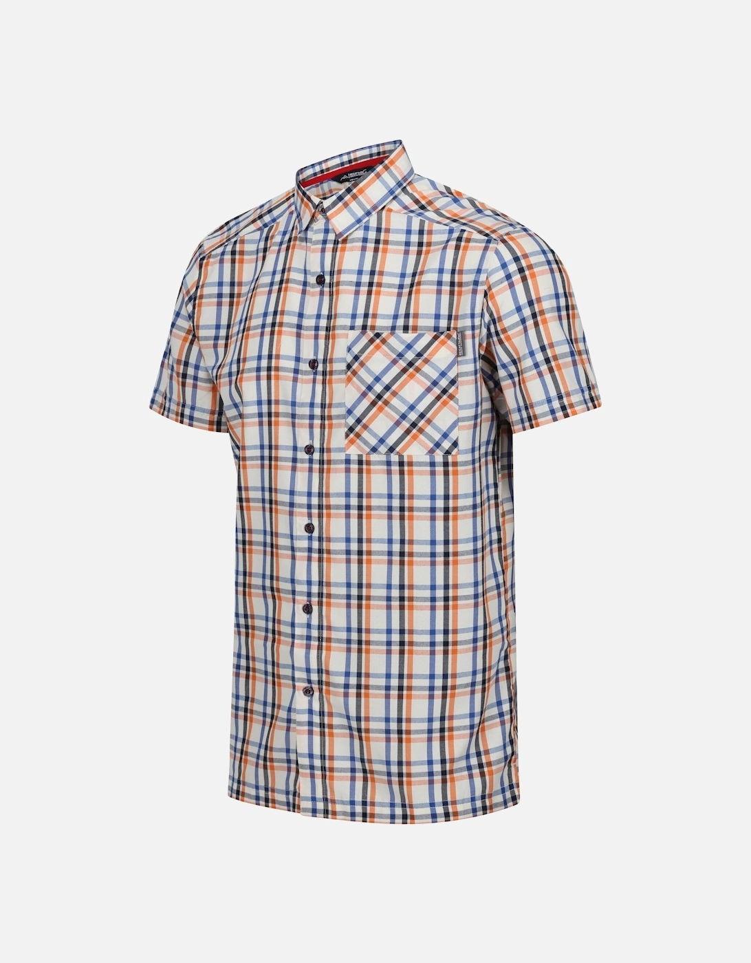 Mens Mindano VIII Checked Short-Sleeved Shirt