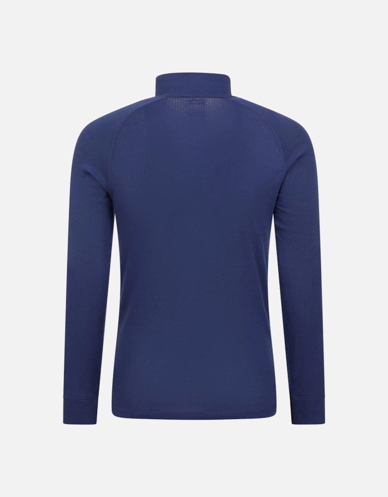 Mens Talus Zip Neck Long-Sleeved Thermal Top