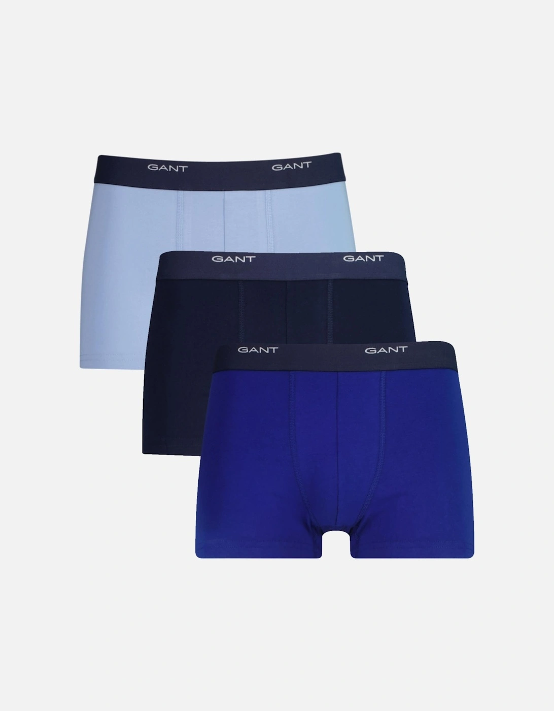 Gant Men's Blue 3 Pack Core Trunk - : 35/34/32 L