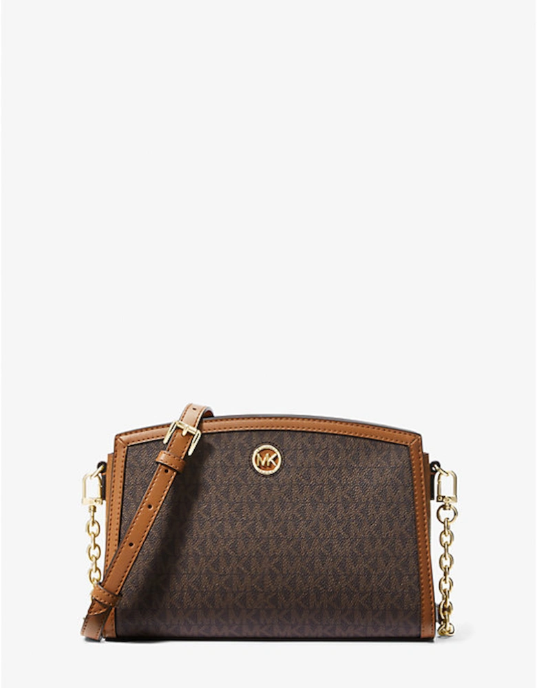 Chantal Large Signature Logo Messenger Bag