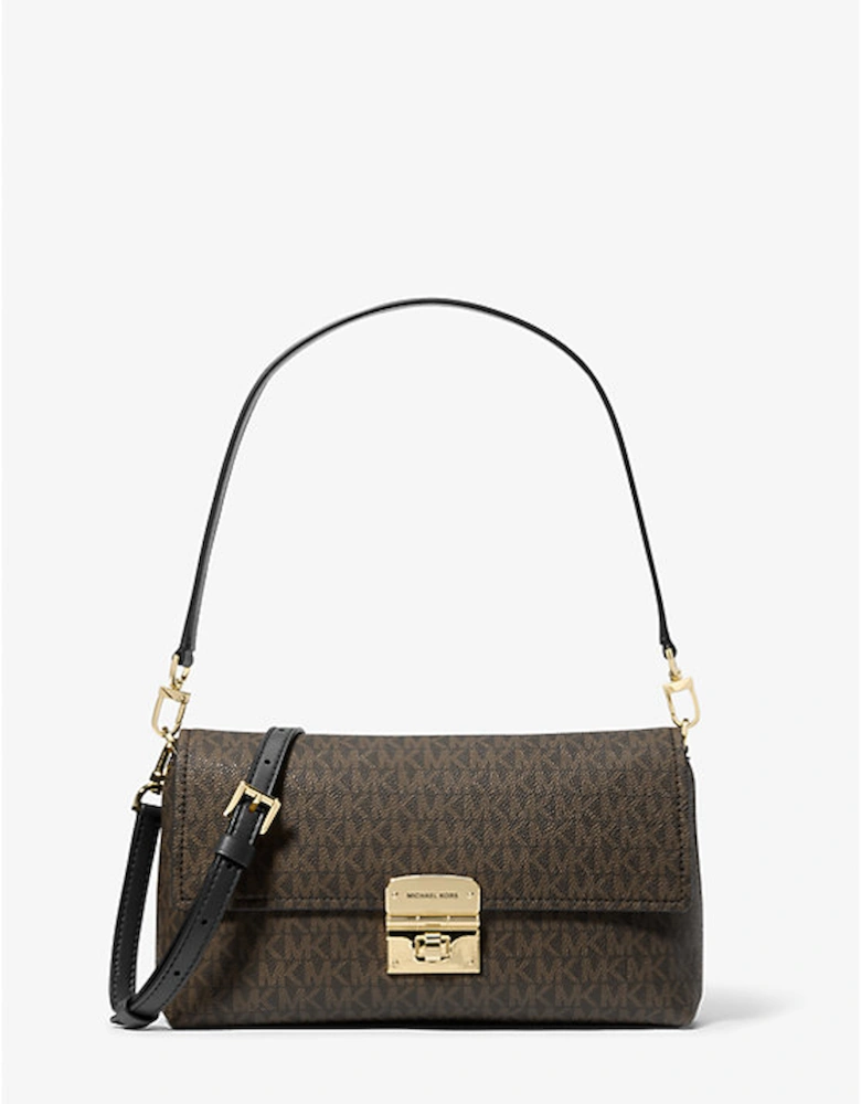 Addie Medium Signature Logo Convertible Shoulder Bag