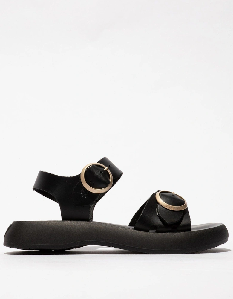 Bunk Buckle Strap Sandal - Black