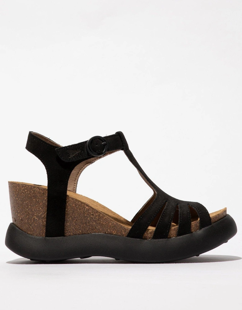 Gait Wedge Sandal - Black