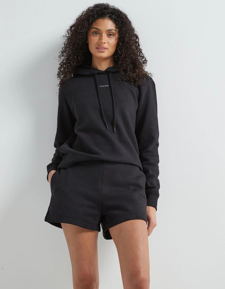 Institutional Logo Hoodie - Black