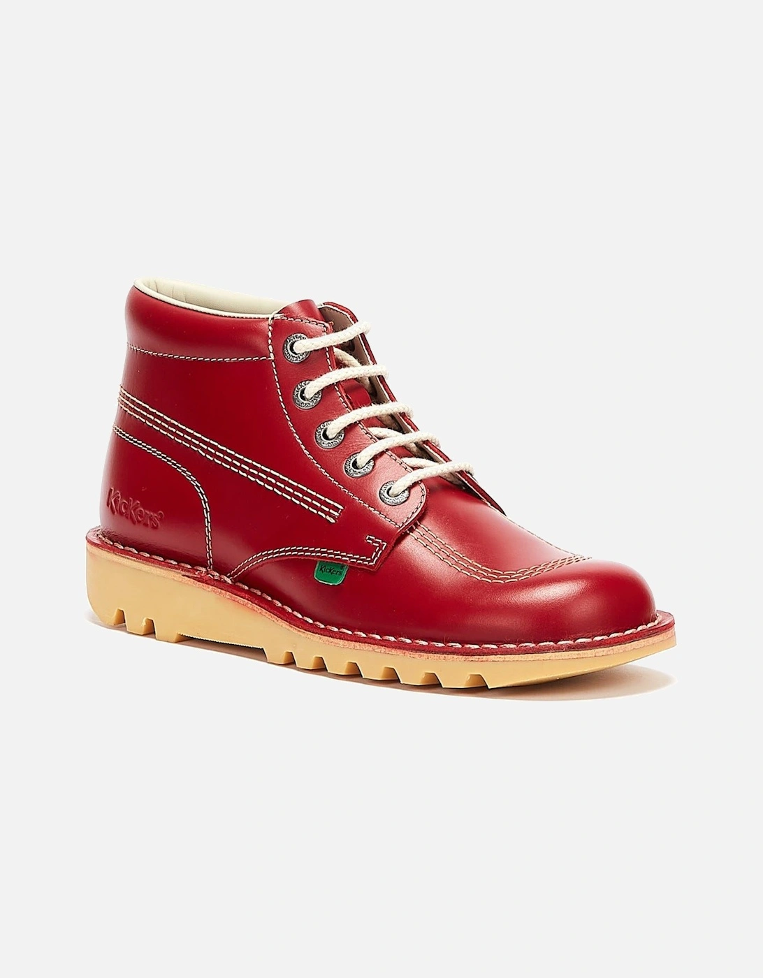 - 1-KF0000101RCO MENS KICK HI RED LEATHER