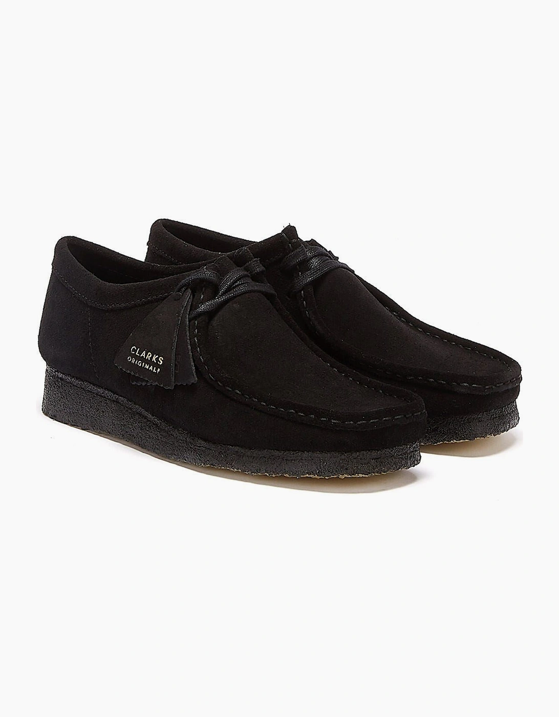 Clarks Men's Black Originals - 26155519 Wallabee Sde - : 8 Size 8