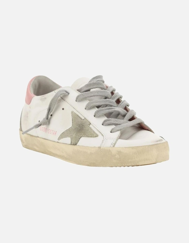 Calfskin Super Star Sneakers with Iconic Star Design Women - White