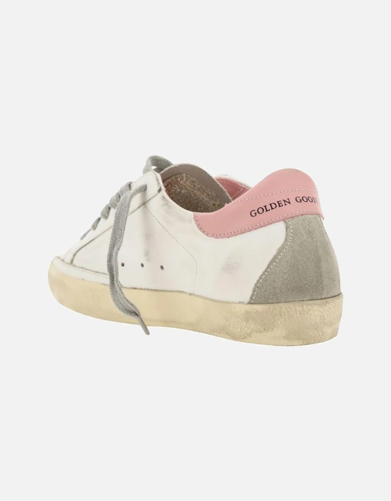 Calfskin Super Star Sneakers with Iconic Star Design Women - White