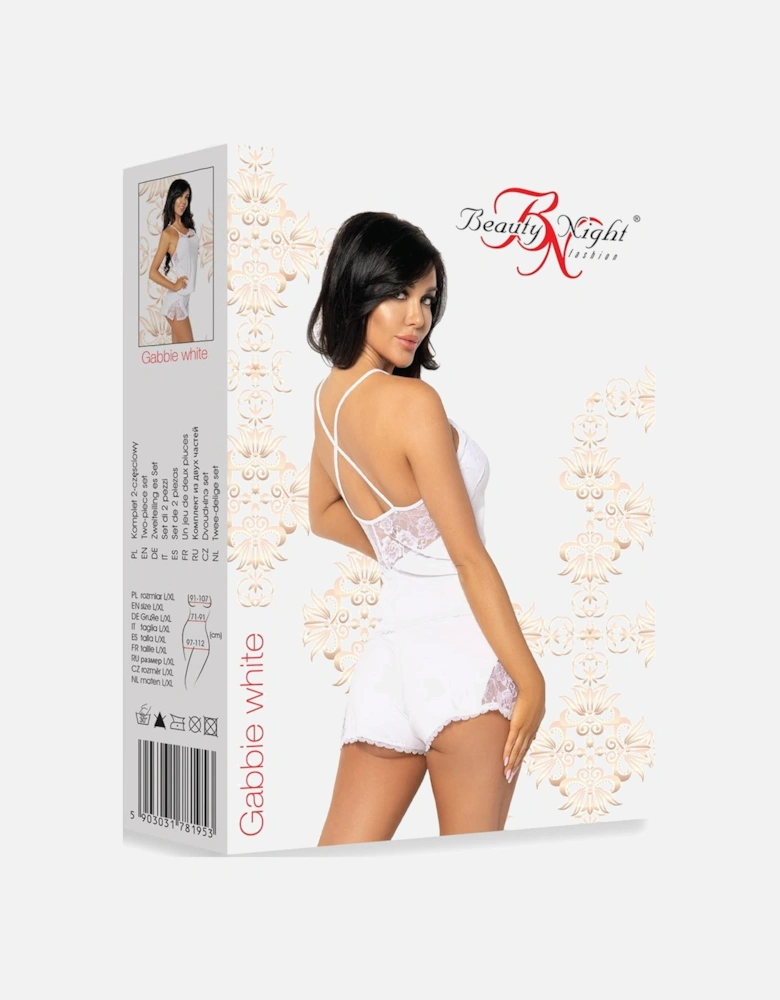 Lace nightwear by Women - White