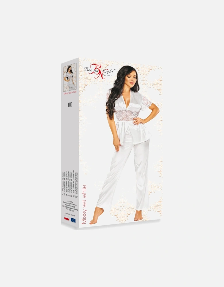 BN Missy Set White Women Nightwear
