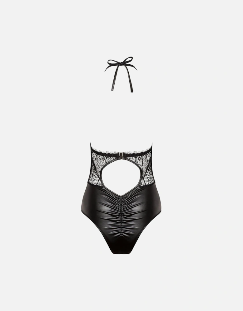 Luxury Bra Halter Lace by Women - Black Lingerie