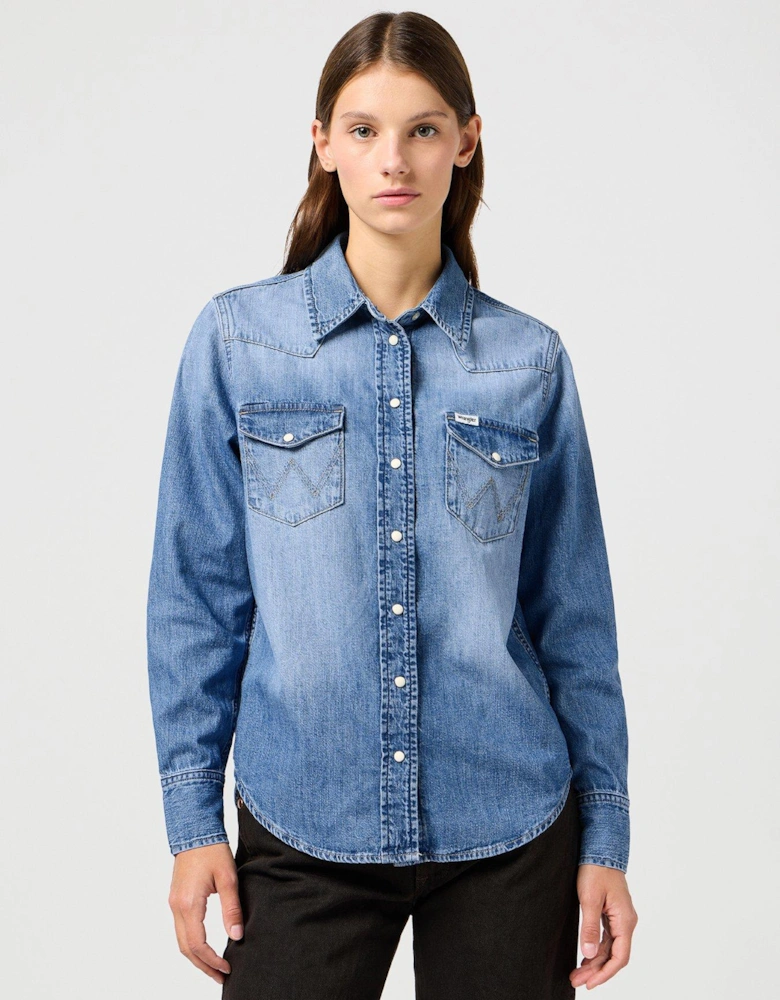 Heritage Denim Shirt - Blue