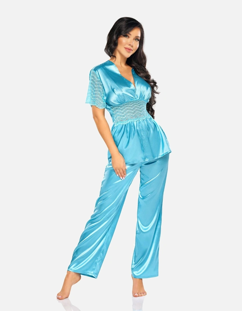 BN Missy Set Turquoise Women Nightwear