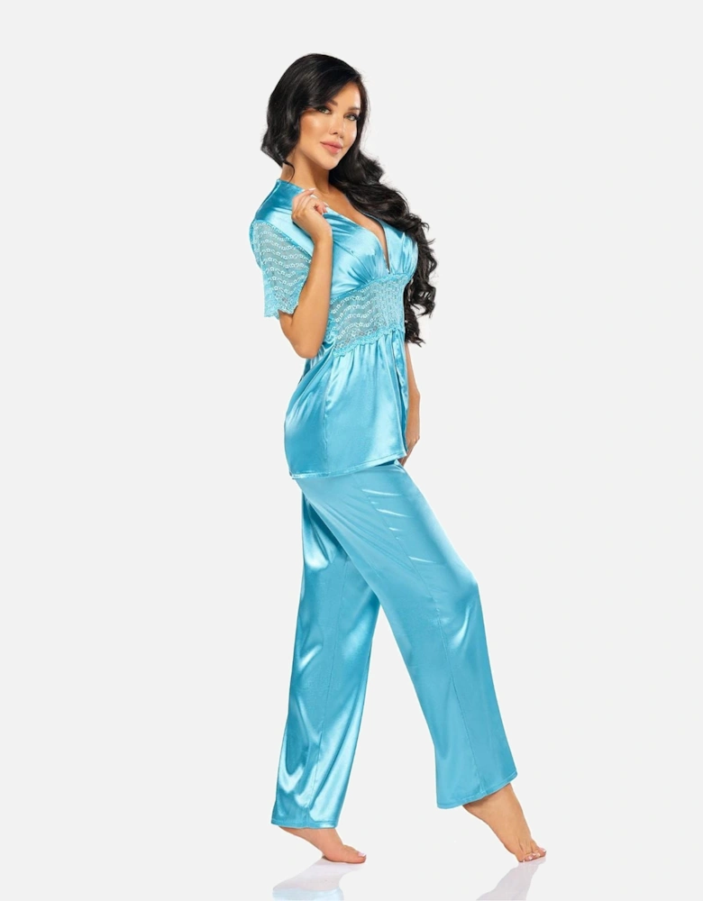 BN Missy Set Turquoise Women Nightwear