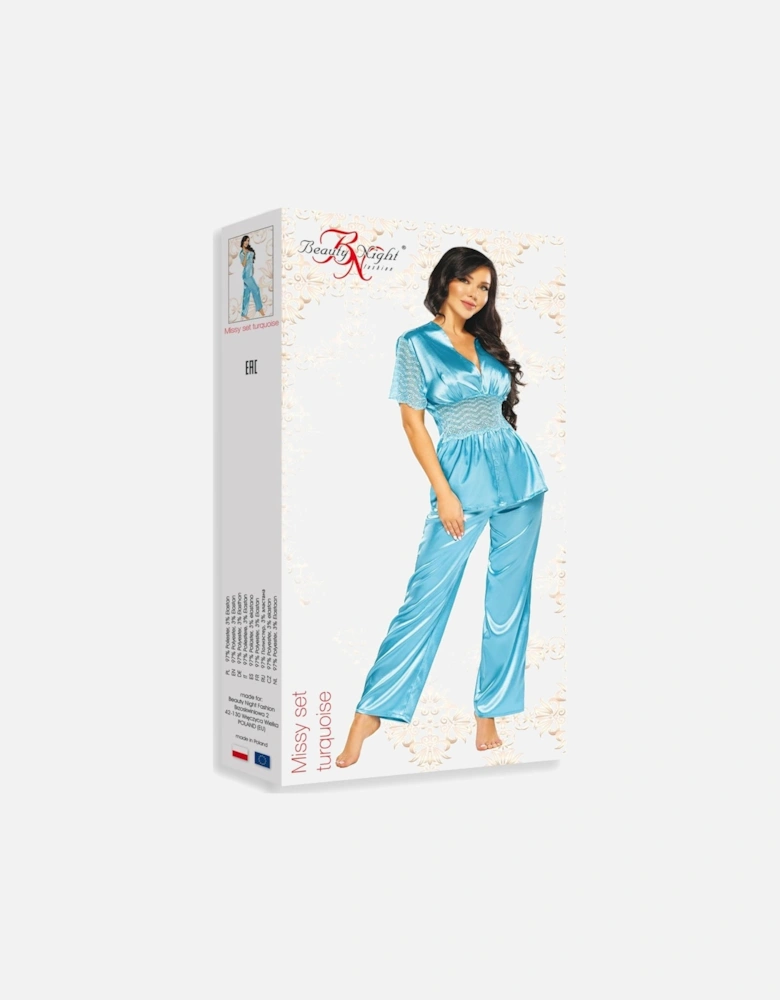 BN Missy Set Turquoise Women Nightwear