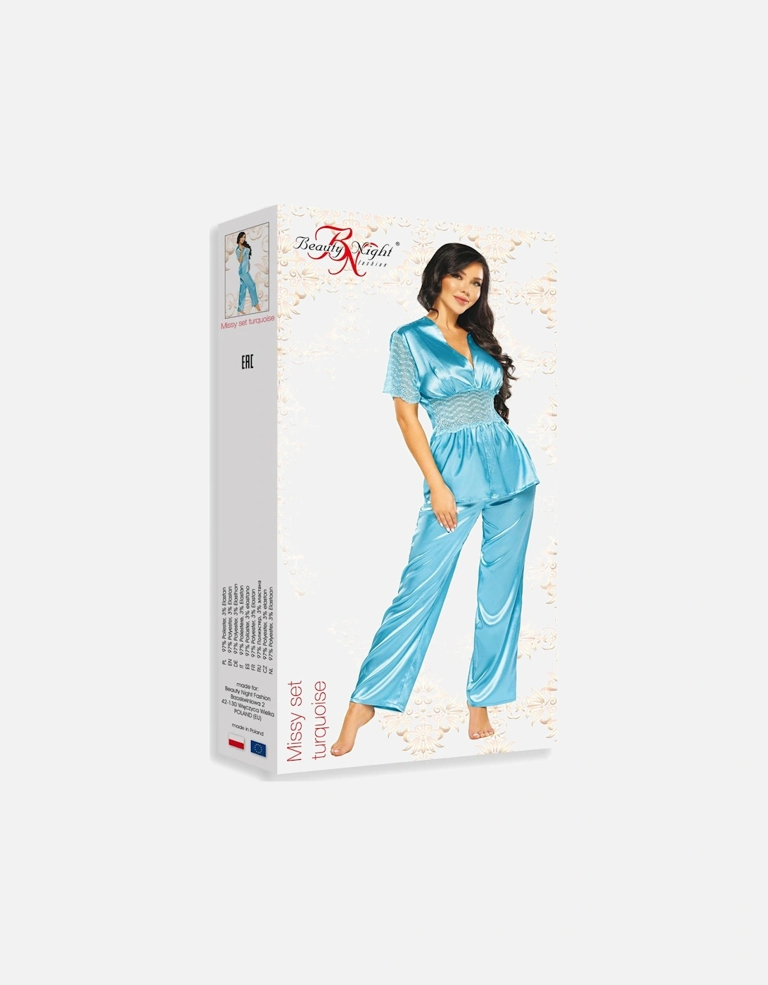 BN Missy Set Turquoise Women Nightwear
