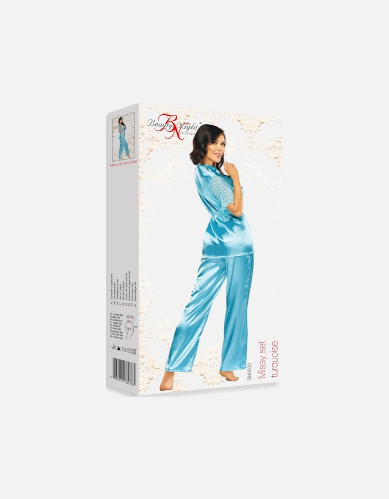 BN Missy Set Turquoise Women Nightwear