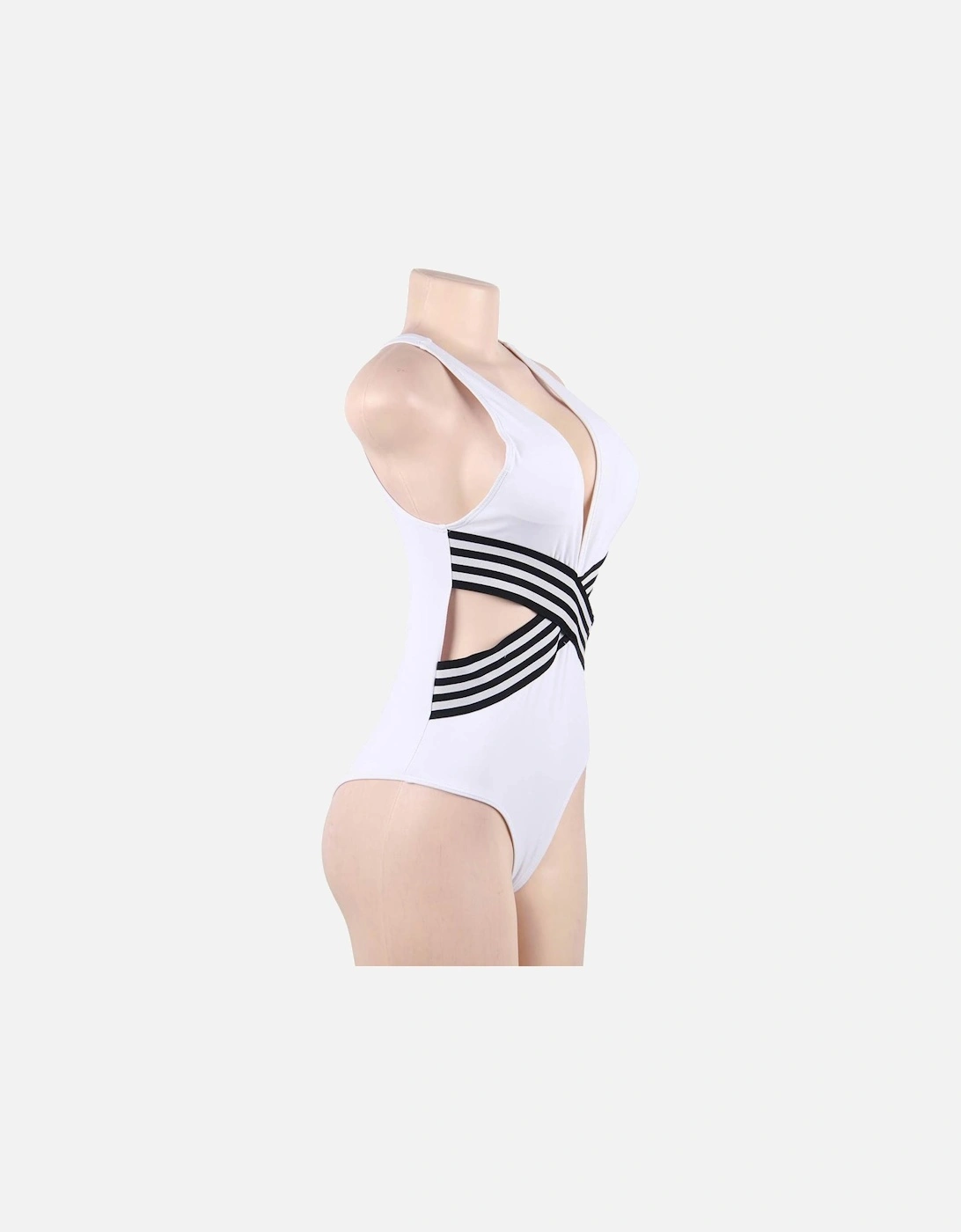 Luxury Bra Satin by Women - White Swimwear