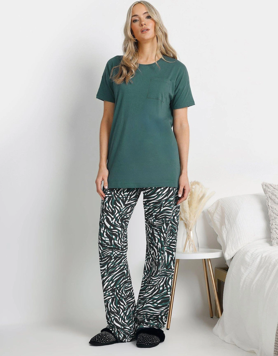 Zebra Wide Leg Pj Set, 2 of 1