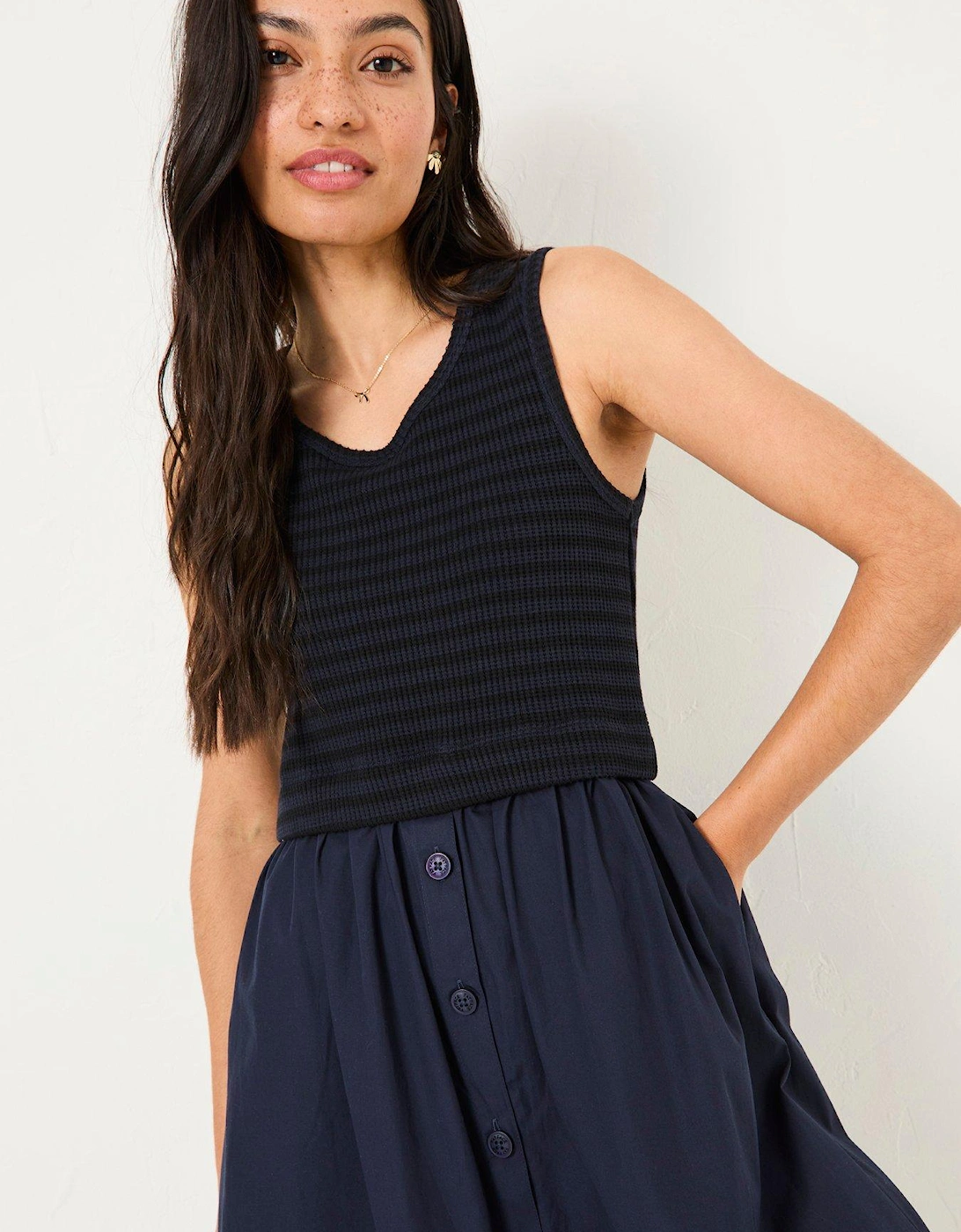 Sal Midi Dress - Navy