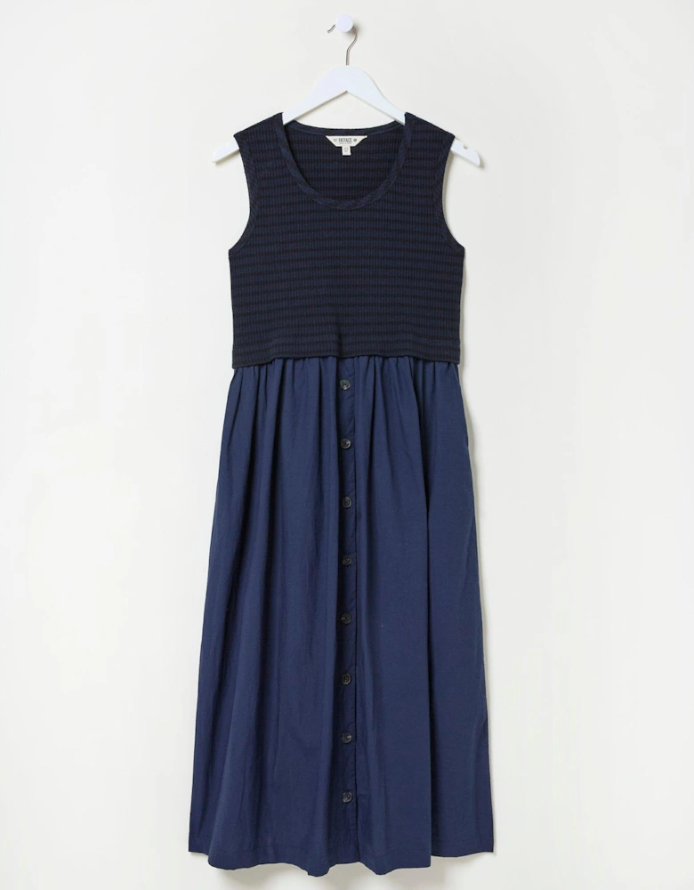 Sal Midi Dress - Navy