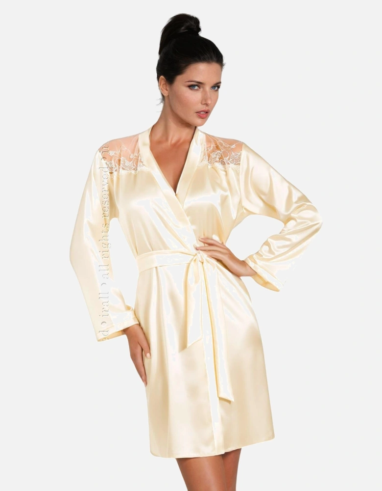 Satin nightwear Mesh by Women - Cream