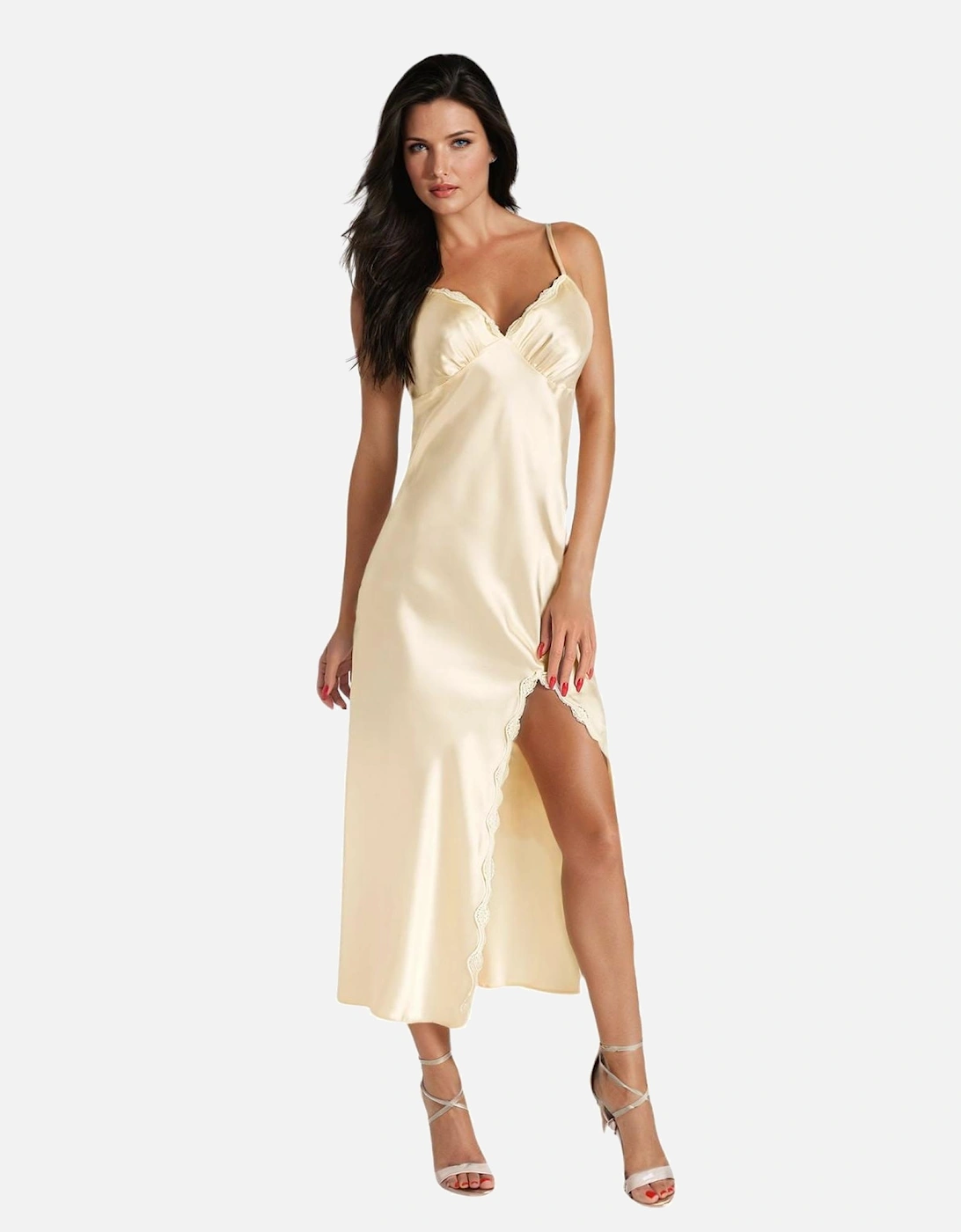 Satin nightwear Lace by Women - Cream, 6 of 5