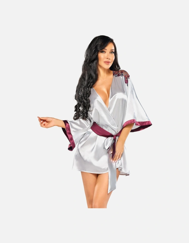 BN6674 Peignoir Silver Women - Default Title Nightwear