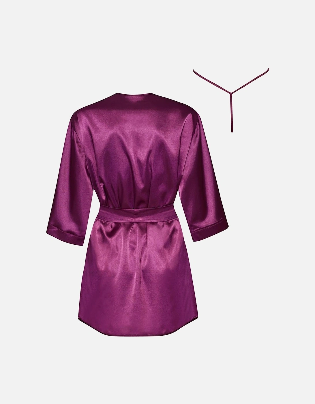 BN6673 Peignoir Burgundy Women - Default Title Nightwear