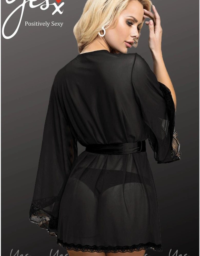 Satin nightwear Lace by Women - Black