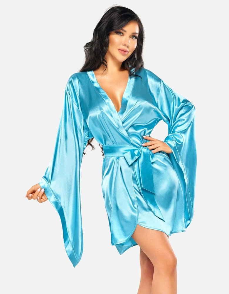BN6666 Samira Peignoir Turquoise Women - Default Title Nightwear
